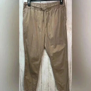 Khaki Jogger Pants size M Work/School/Casual/Lightweight